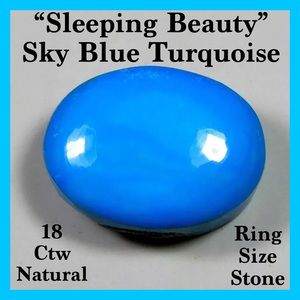 18.5 ctw “Sleeping Beauty” Sky Blue Turquoise